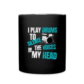 Drums - Full Colour Mug - black - Front
