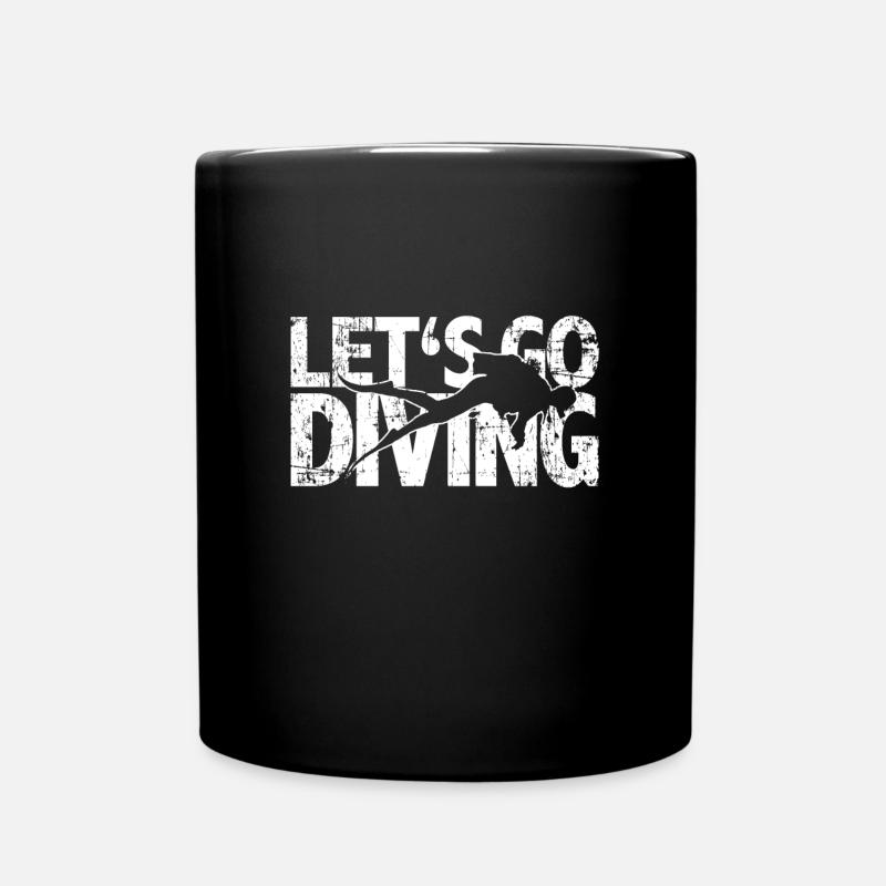 plongée - Mug uni - noir