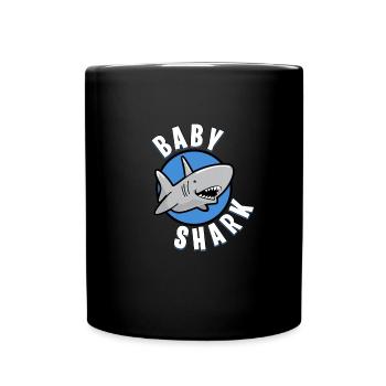Hai - Tasse einfarbig - Schwarz - Vorne