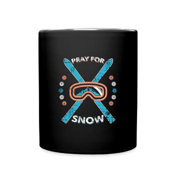 Skiing Skiing Skiing Skiing Skiing - Full Colour Mug - black - Front