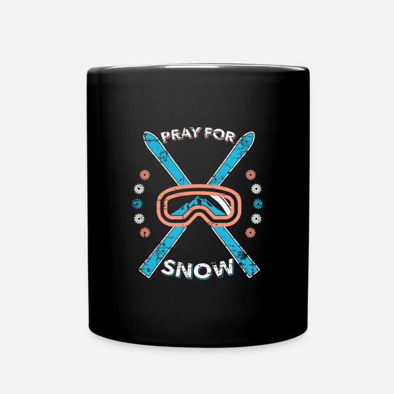 Ski Ski Ski Ski Ski Ski - Mug uni - noir