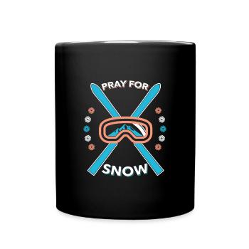 Skiing Skiing Skiing Skiing Skiing - Full Colour Mug - black - Front
