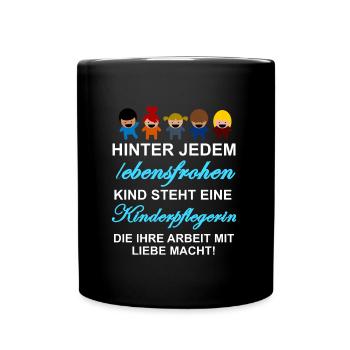 Nanny Saying Design - Full Colour Mug - black - Front