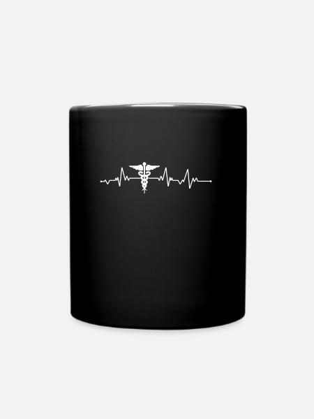 Infirmière - Fréquence - Hôpital - Aide - Mug uni - noir