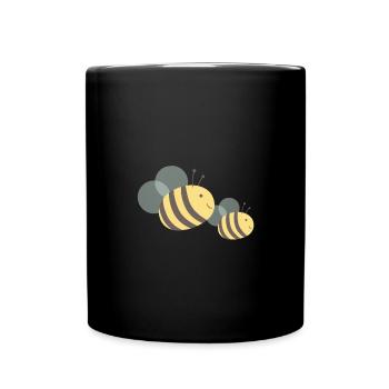 Bees Bees Beekeeper Insect Honey Wasp Bumblebee - Full Colour Mug - black - Front