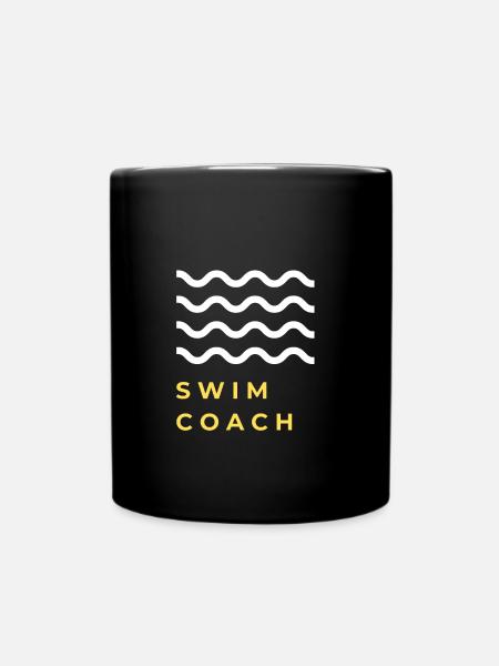 Swimming Swimmers Swimming Instructor Water Sports - Full Colour Mug - black