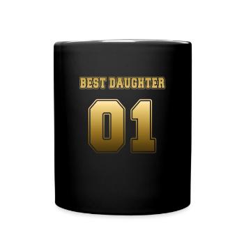 Best Daughter 01 - Tasse einfarbig - Schwarz - Vorne