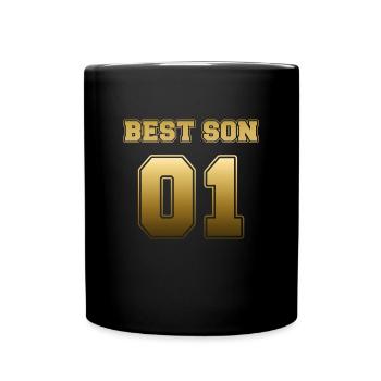 Best Son 01 - Tasse einfarbig - Schwarz - Vorne