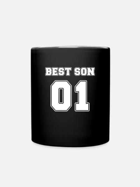 Best Son 01 Kind Sohn weiss - Tasse einfarbig - Schwarz
