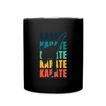 Karaté Karaté Karaté Karaté Karaté - Mug uni - noir - Devant