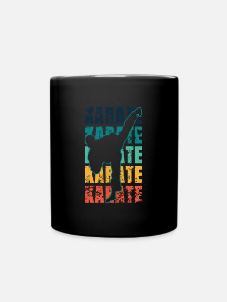 Karaté Karaté Karaté Karaté Karaté Grunge - Mug uni - noir
