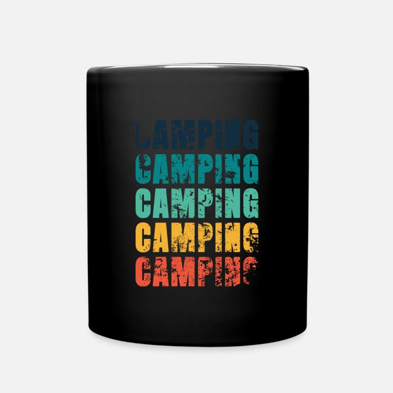 CAMPING Camping Camping - Mug uni - noir