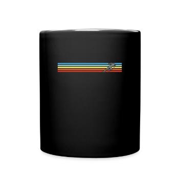 Läufer - Tasse einfarbig - Schwarz - Vorne