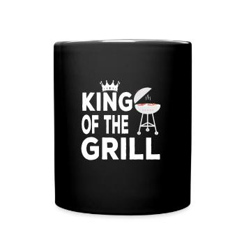 Barbecue Barbecue King Grill saison - Mug uni - noir - Devant