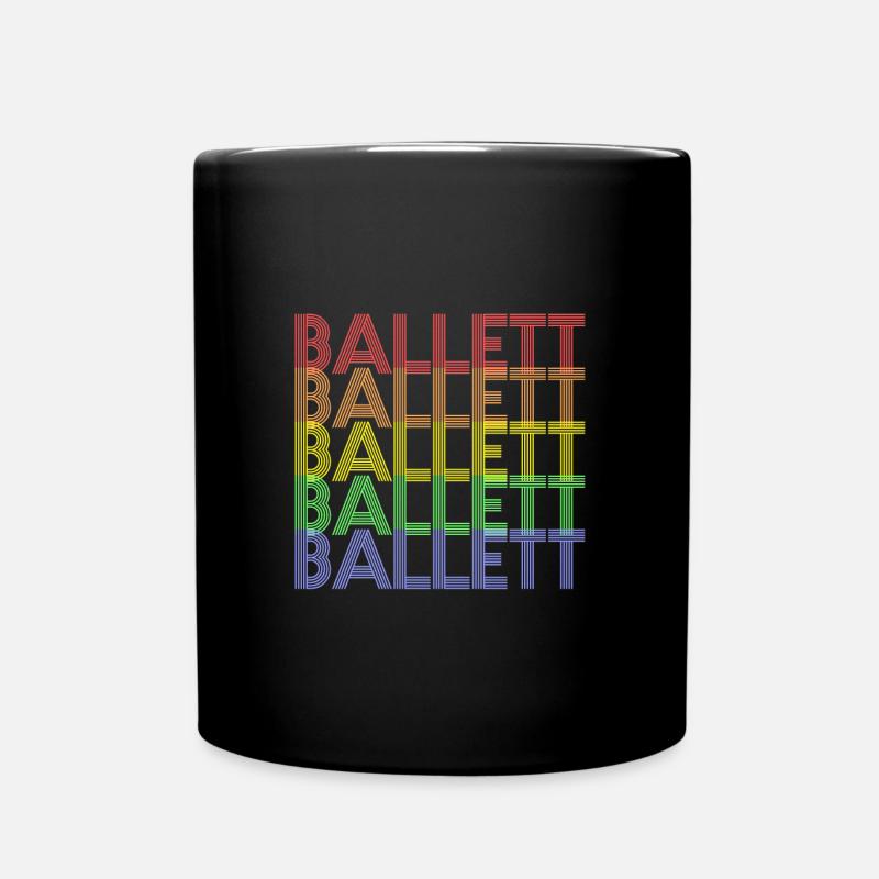 Ballett - Tasse einfarbig - Schwarz