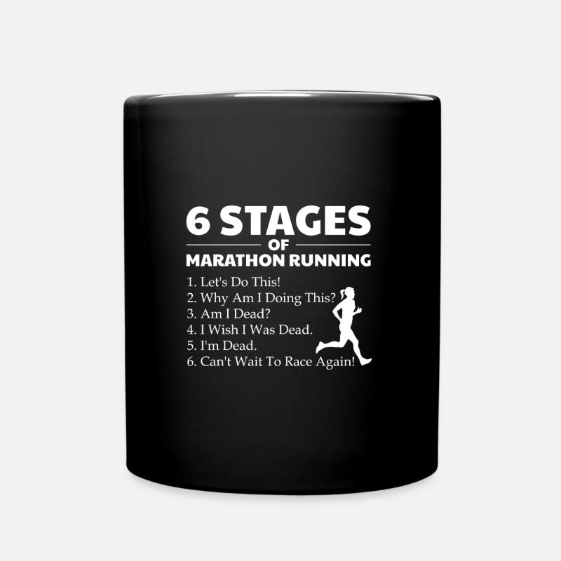 Marathon Athlète Passionné Sport d'endurance - Mug uni - noir