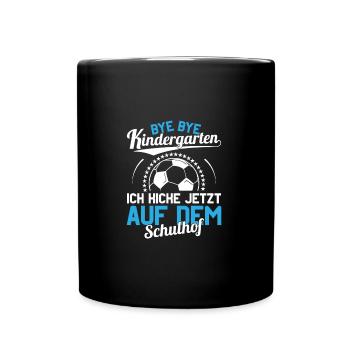 École étudiants de première année kicker football école de première niveleuse - Mug uni - noir - Devant