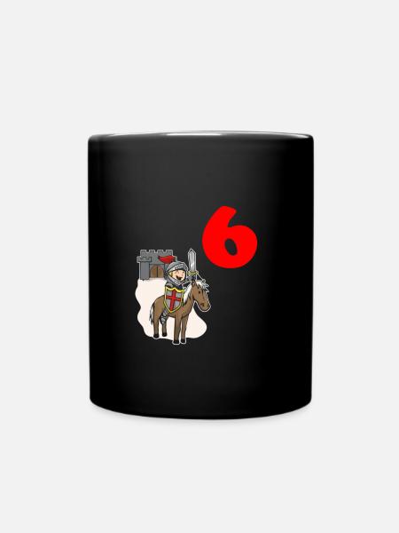 Chevalier enfant 6 ans - Mug uni - noir