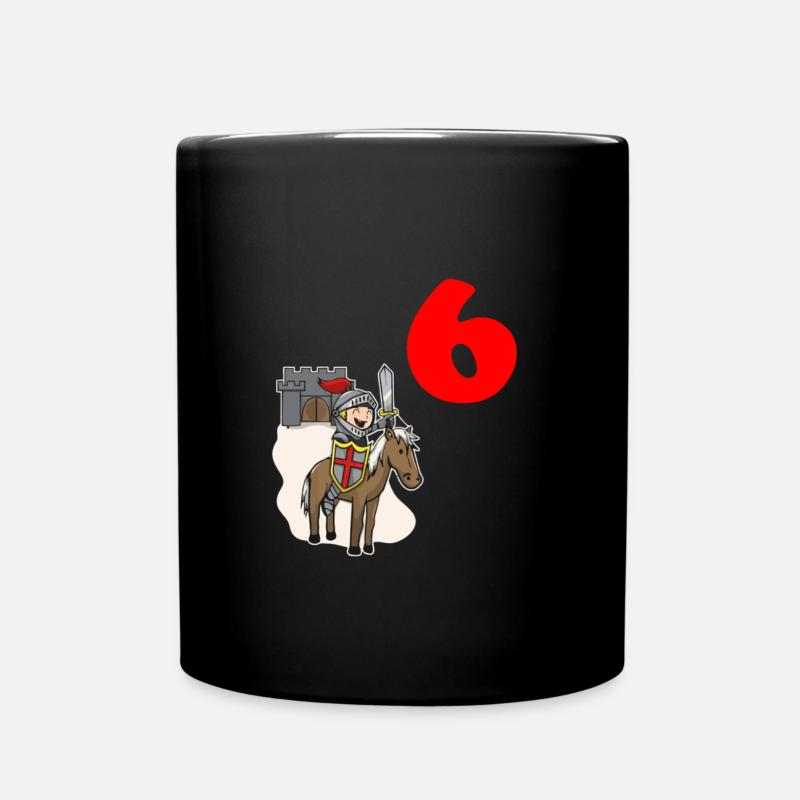 Chevalier enfant 6 ans - Mug uni - noir