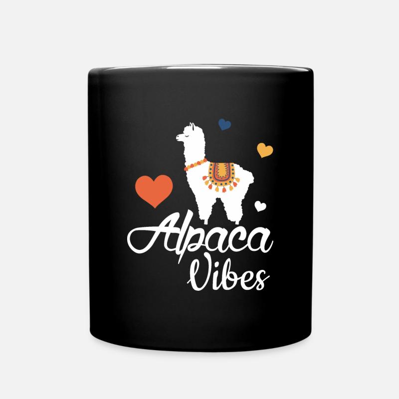 Alpaga Vibes - Mug uni - noir