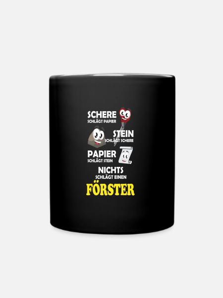 Förster - Tasse einfarbig - Schwarz