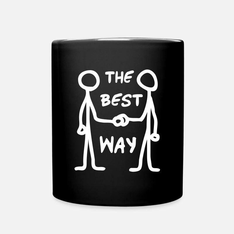 Kommunikation / Reden / Sprechen / Verstehen - Tasse einfarbig - Schwarz
