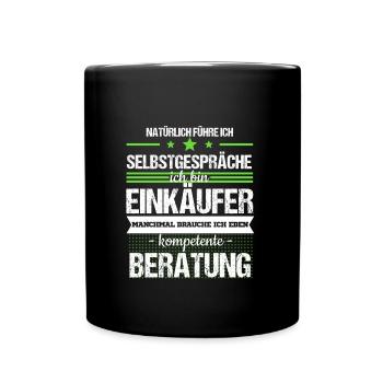 Einkäufer Einkauf Technisch Job Beruf Geschenk - Tasse einfarbig - Schwarz - Vorne