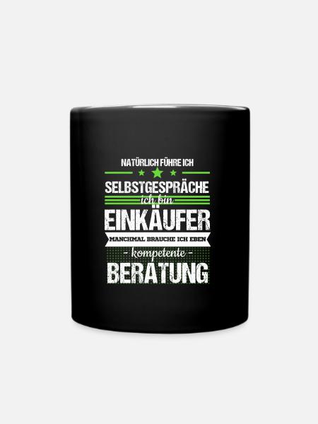 Einkäufer Einkauf Technisch Job Beruf Geschenk - Tasse einfarbig - Schwarz
