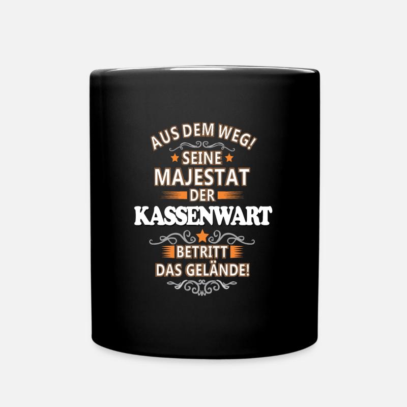 Kassenwart - Tasse einfarbig - Schwarz