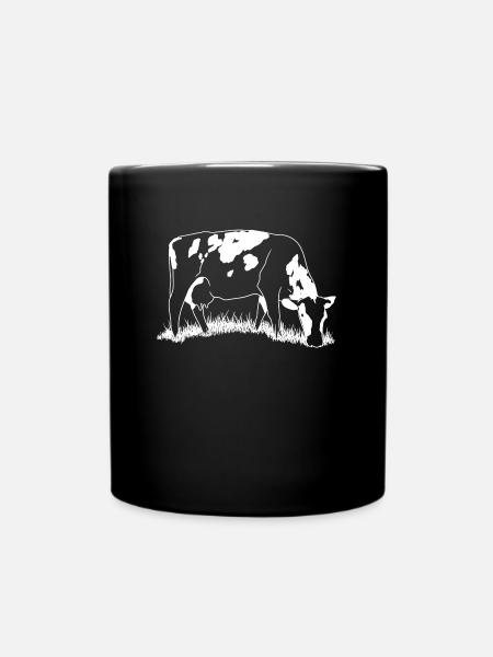 vache - Mug uni - noir