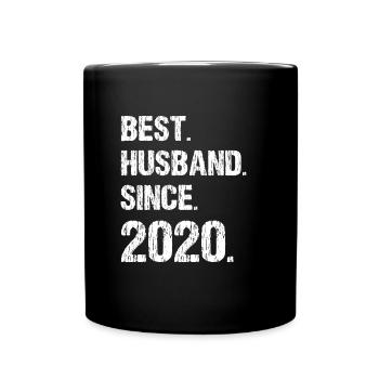 Meilleur mari depuis 2020 - Mug uni - noir - Devant