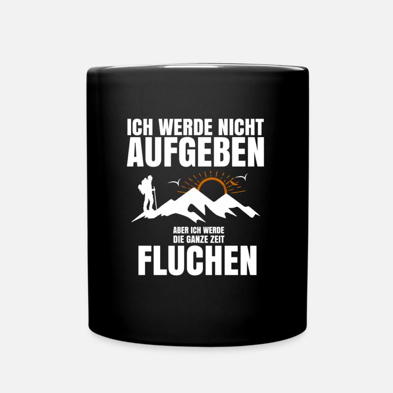 Ich werde nicht aufgeben - Tasse einfarbig - Schwarz