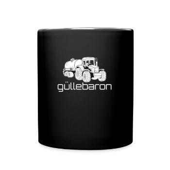 Baron de lisier agriculteur agriculteur Lisier tracteur - Mug uni - noir - Devant