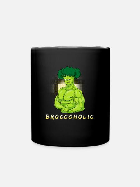 Brocoli végétalien brocoli - Mug uni - noir