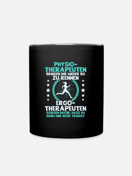 Physiotherapist Occupational Therapist Physiotherapy Ergot - Full Colour Mug - black