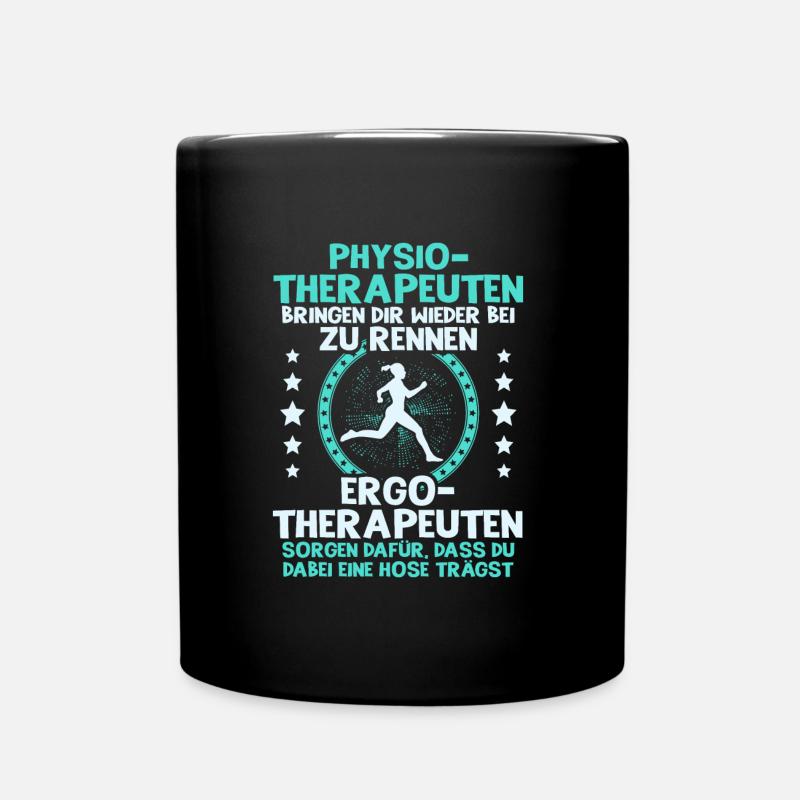 Physiotherapist Occupational Therapist Physiotherapy Ergot - Full Colour Mug - black