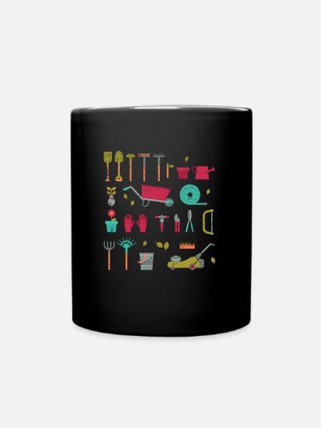 Gärtner Landschaftsgärtner Evolution Gartenbau - Tasse einfarbig - Schwarz