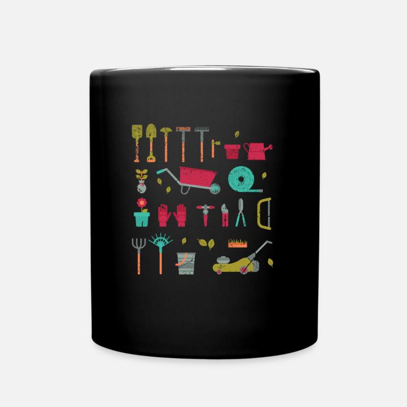 Gärtner Landschaftsgärtner Evolution Gartenbau - Tasse einfarbig - Schwarz
