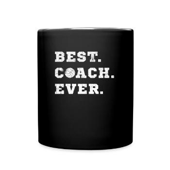 Best Coach Volleyball Trainer Volleyball Trainer Ge - Full Colour Mug - black - Front