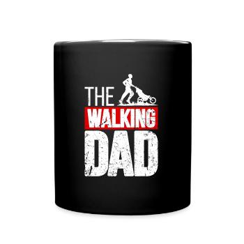 The Walking Dad Father-to-Be Papa Fête des pères Gesc - Mug uni - noir - Devant