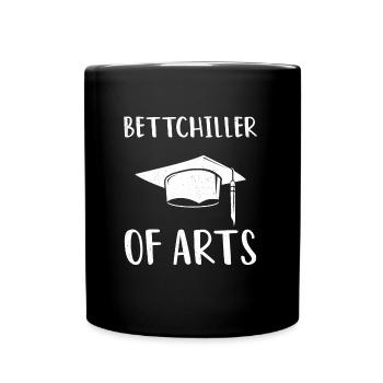 Bachelor Bettchiller Of Arts University Degree A - Full Colour Mug - black - Front