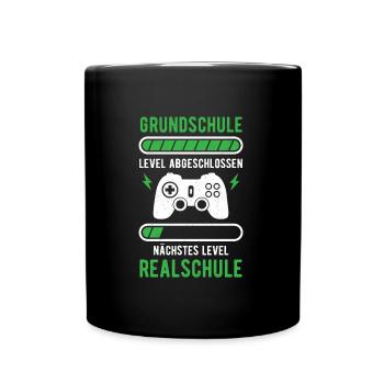 Mittlere Reife 5. Klasse Realschule Weiterführende - Tasse einfarbig - Schwarz - Vorne