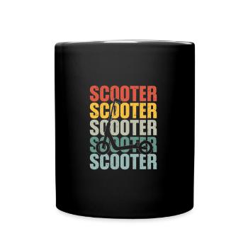 Scooter Scooter Scooter Scooter Scooter - Full Colour Mug - black - Front