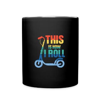 scooter e-scooter scooter e-scooter - Full Colour Mug - black - Front