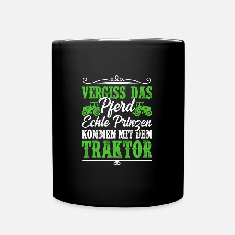 Vergiss Das Pferd Echte Prinzen Kommen Mit Dem Tra - Tasse einfarbig - Schwarz