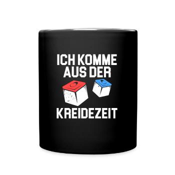 Ich Komme Aus Der Kreidezeit Snooker Pool Billard - Tasse einfarbig - Schwarz - Vorne