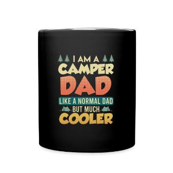 Camper Papa - Full Colour Mug - black - Front