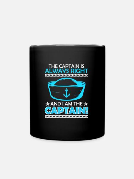 Le capitaine a toujours raison je suis le Kätp’n - Mug uni - noir