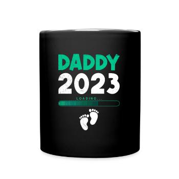 Papa 2023 Papa-à-être 2023 Père - Mug uni - noir - Devant