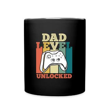 Niveau papa débloqué père-à-être papa 2023 - Mug uni - noir - Devant